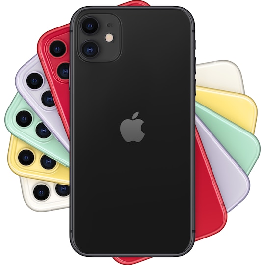 iPhone 11 smarttelefon 64 GB (sort) - Elkjøp