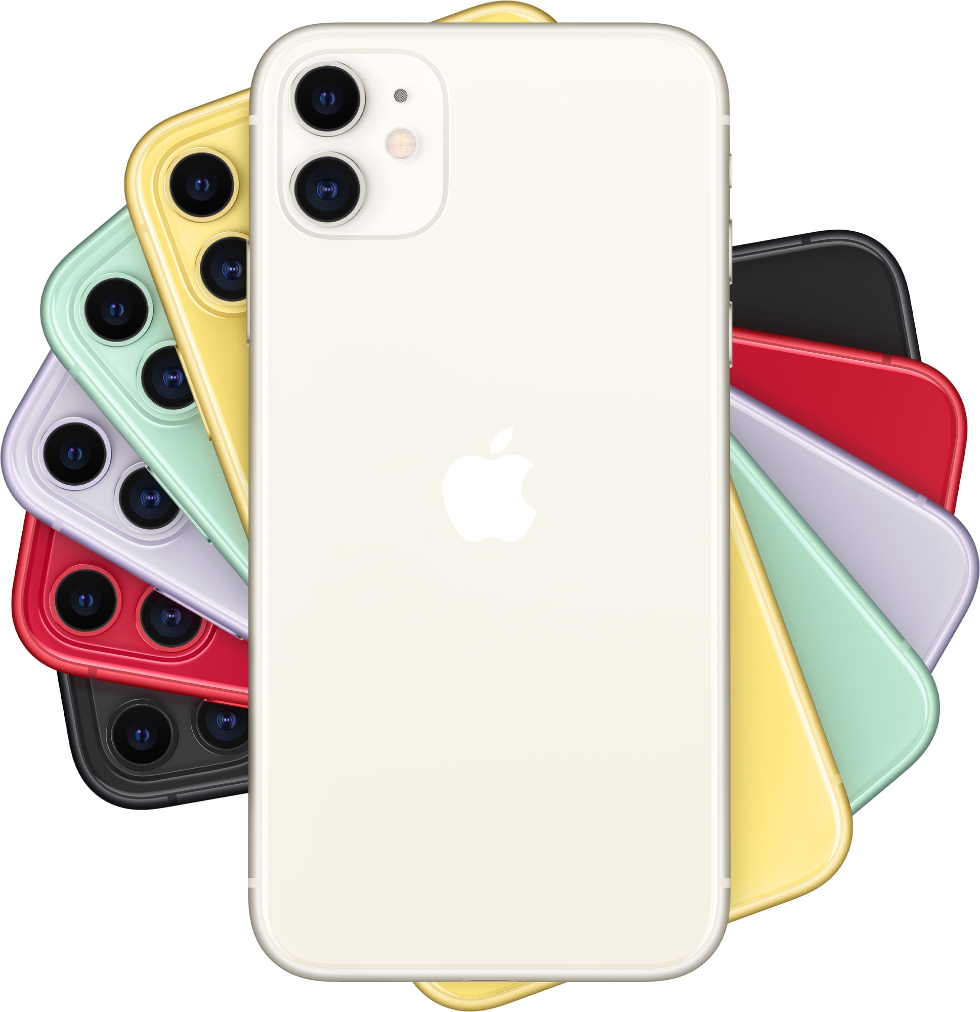 iPhone 11 smarttelefon 128 GB (hvit) - Elkjøp