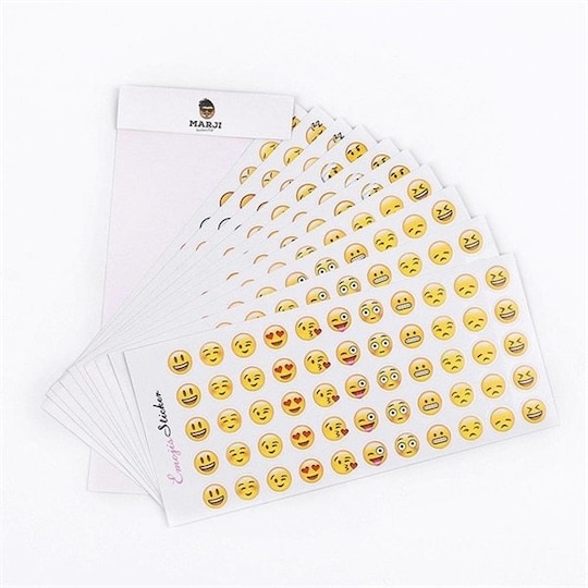 Emoji Klistremerker - 660stk stickers - Elkjøp