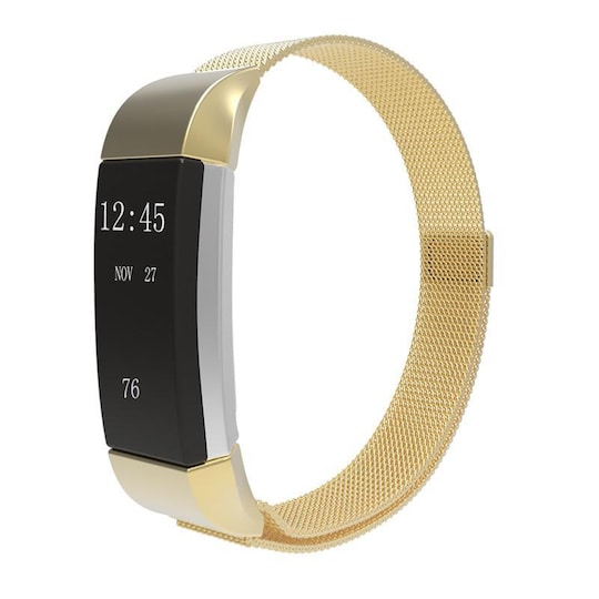Fitbit Charge 2 armbånd Milanese Loop Gold (S) - Elkjøp