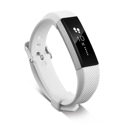 Fitbit Alta / HR armbånd i silikon - sportsmodell (S) - Hvit - Elkjøp