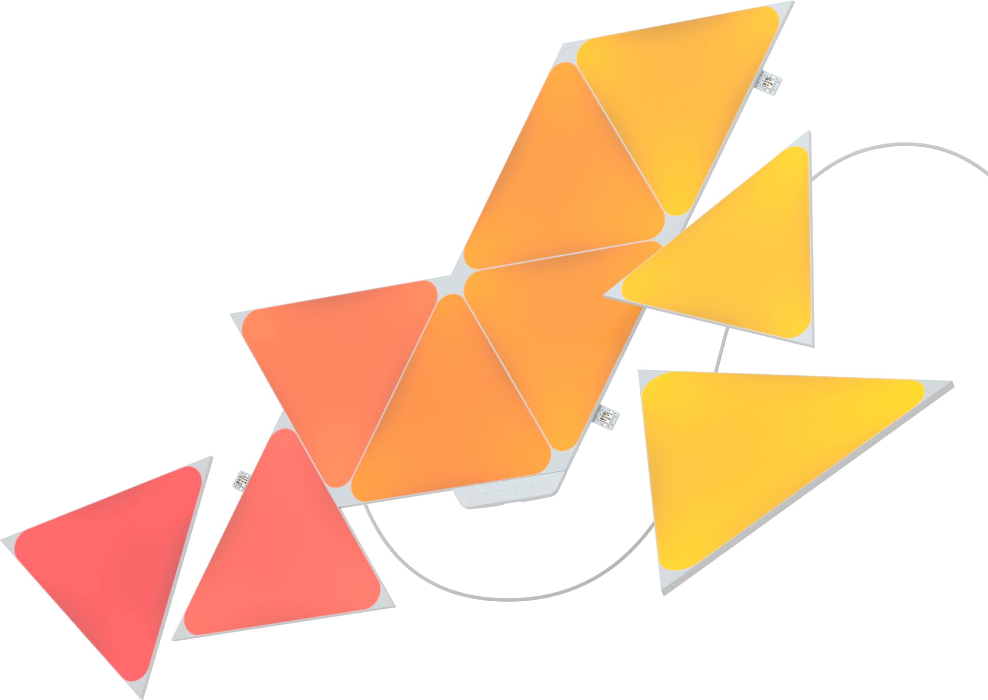 Nanoleaf Shapes Triangles startpakke (9 paneler) - Elkjøp