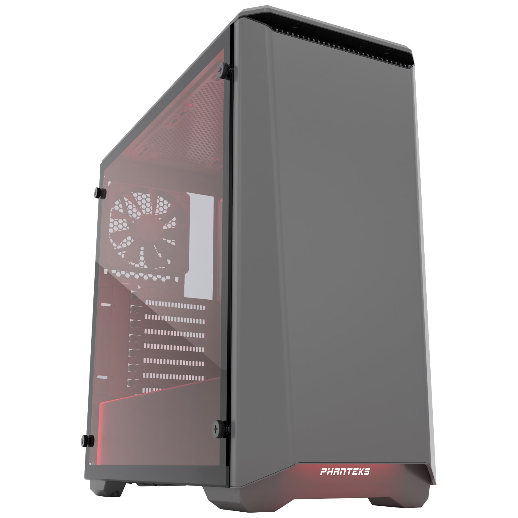 Phanteks Eclipse P400s PC-kabinett (grå/vindu) - Elkjøp