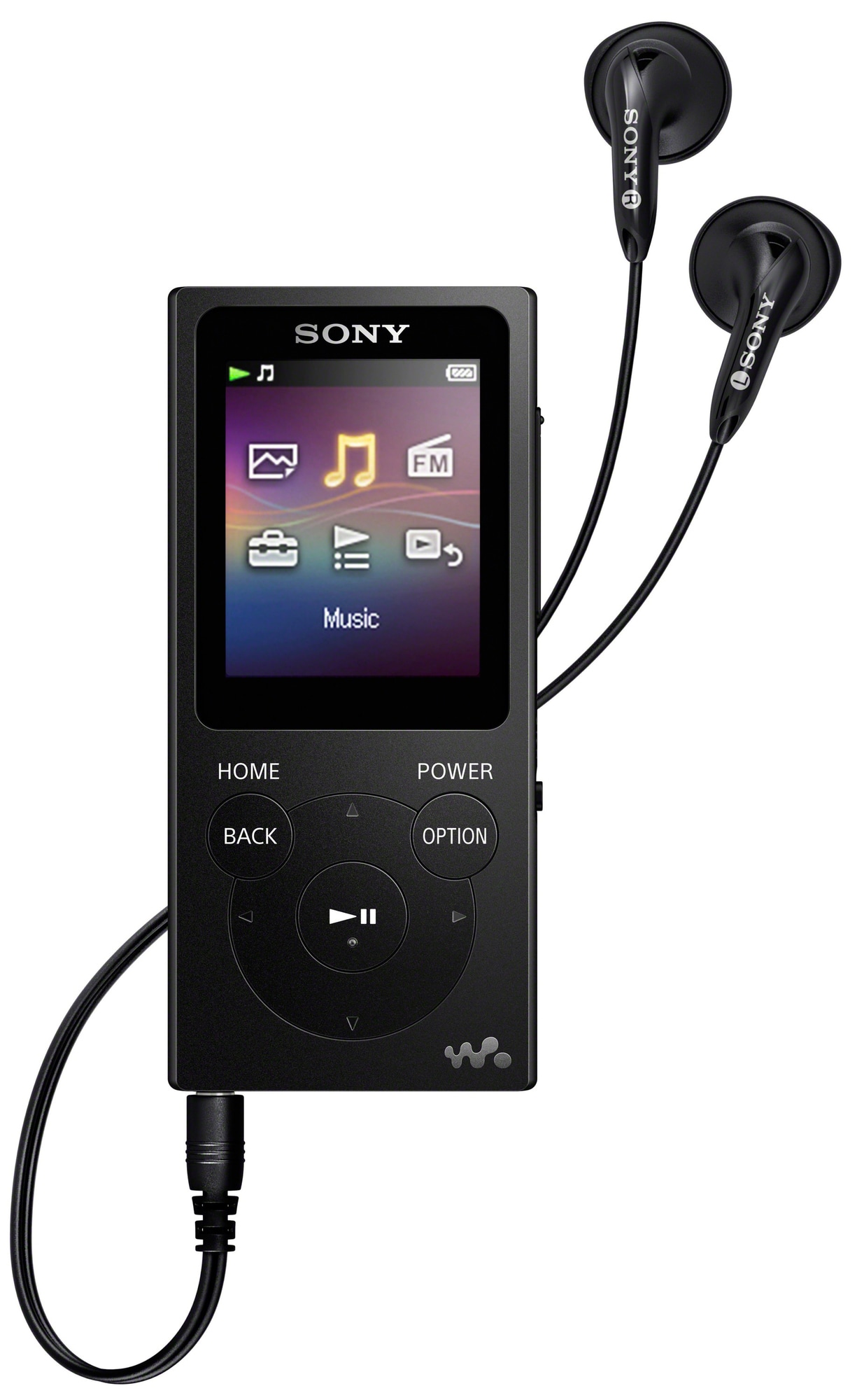 Sony Walkman 8 GB NWZ-E394 (sort) - Elkjøp