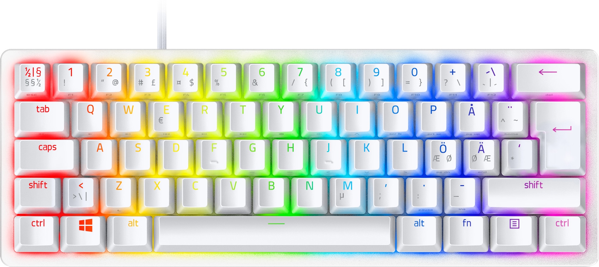 Razer Huntsman Mini gamingtastatur (hvit) - Tastatur - Elkjøp