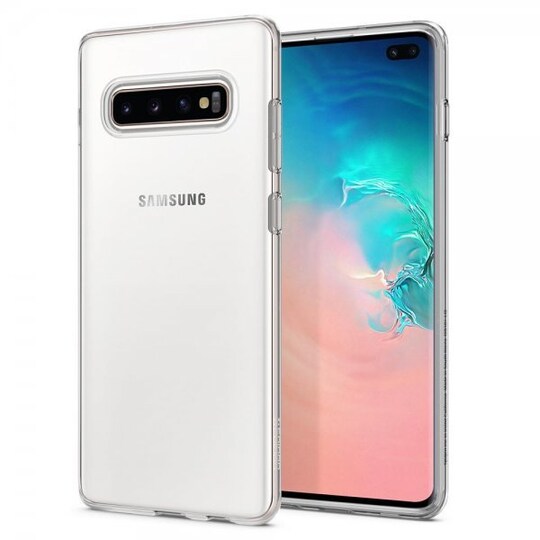 Spigen Samsung Galaxy S10 Plus Deksel Liquid Crystal Klar - Elkjøp