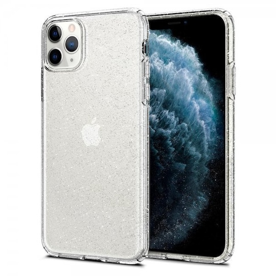 Spigen iPhone 11 Pro Max Deksel Liquid Crystal Glitter Transparent - Elkjøp