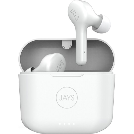Jays f-Five helt trådløse in-ear hodetelefoner (hvit) - Elkjøp