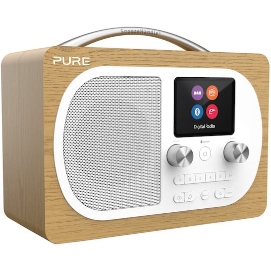 Pure Evoke H4 DAB+/FM radio (eik) - Elkjøp