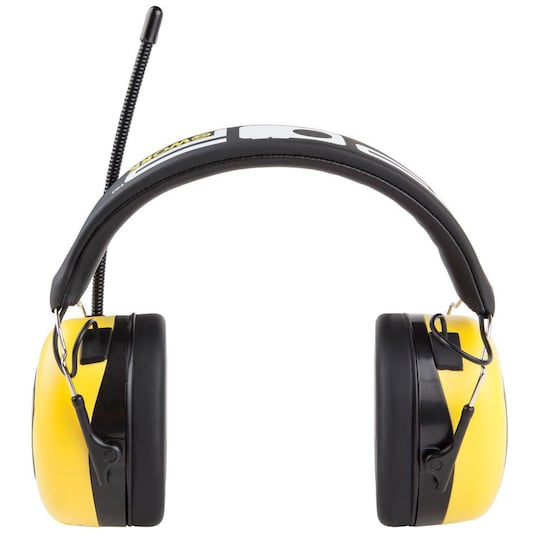 Pop@work hørselvern med DAB+ og Bluetooth (gul) - Elkjøp