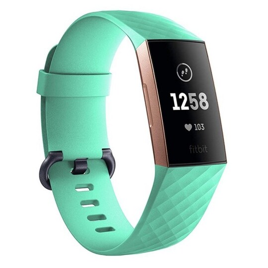 Sport armbånd Fitbit Charge 3 - Mint - Elkjøp
