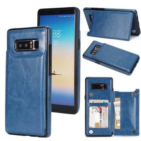 Flip lommebok 2-kort Samsung Galaxy Note 8 (SM-N950F) - Blå - Elkjøp
