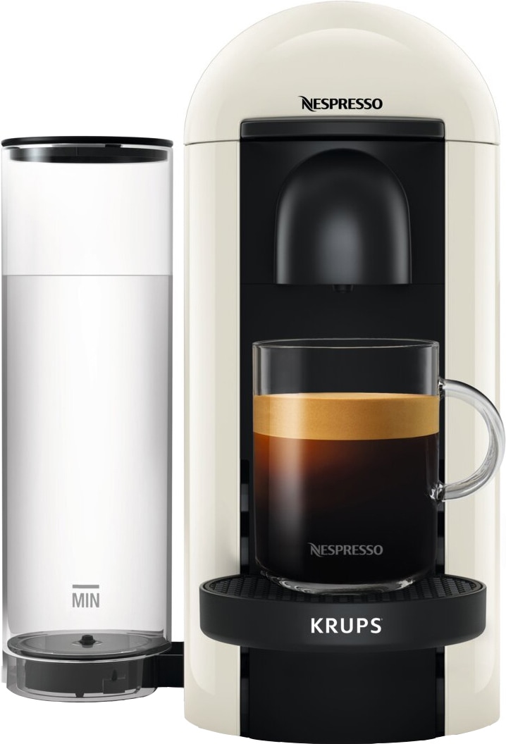 NESPRESSO® Vertuo Plus kaffemaskin fra Krups, Hvit - Elkjøp
