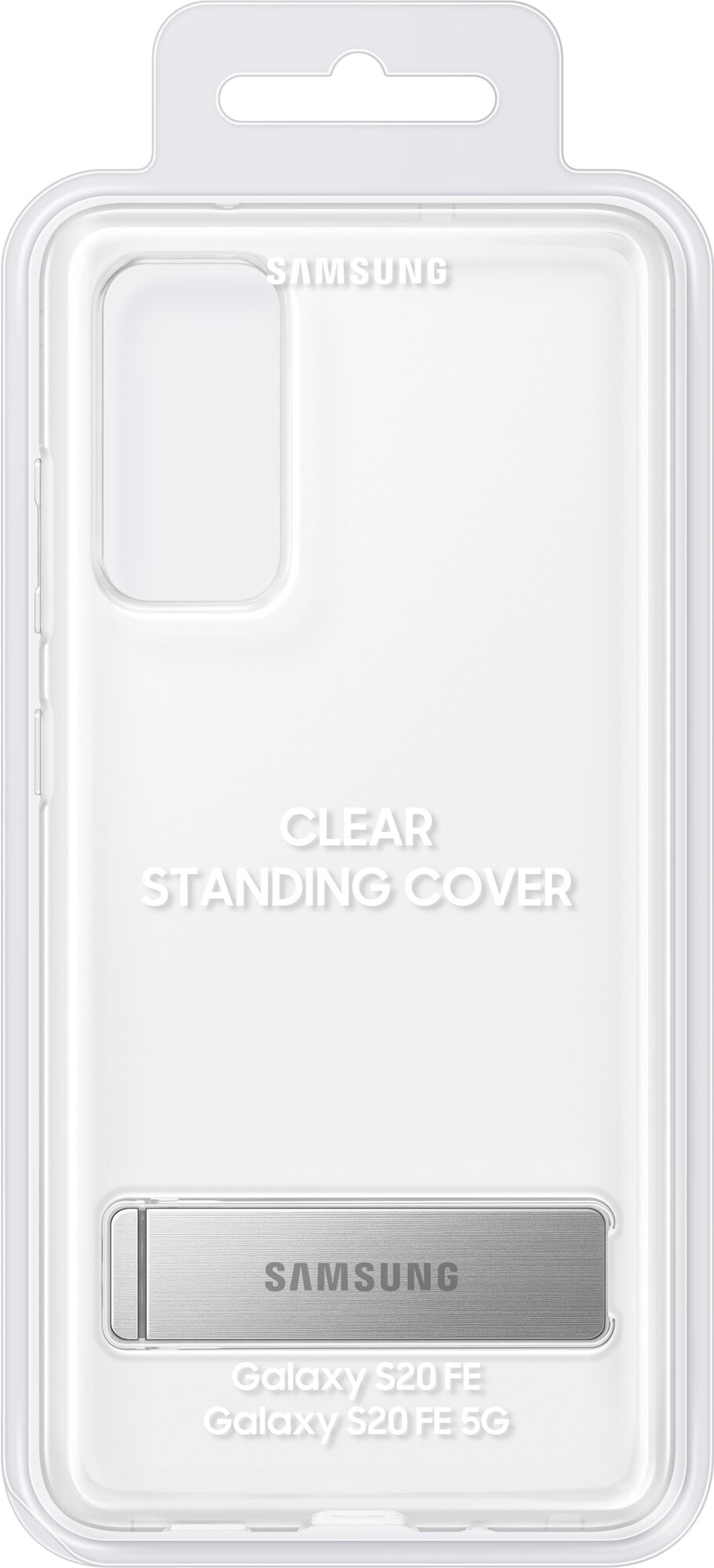 Samsung Galaxy S20 FE/S20 FE 5G stående deksel (gjennomsiktig) - Deksler og  etui til mobiltelefon - Elkjøp