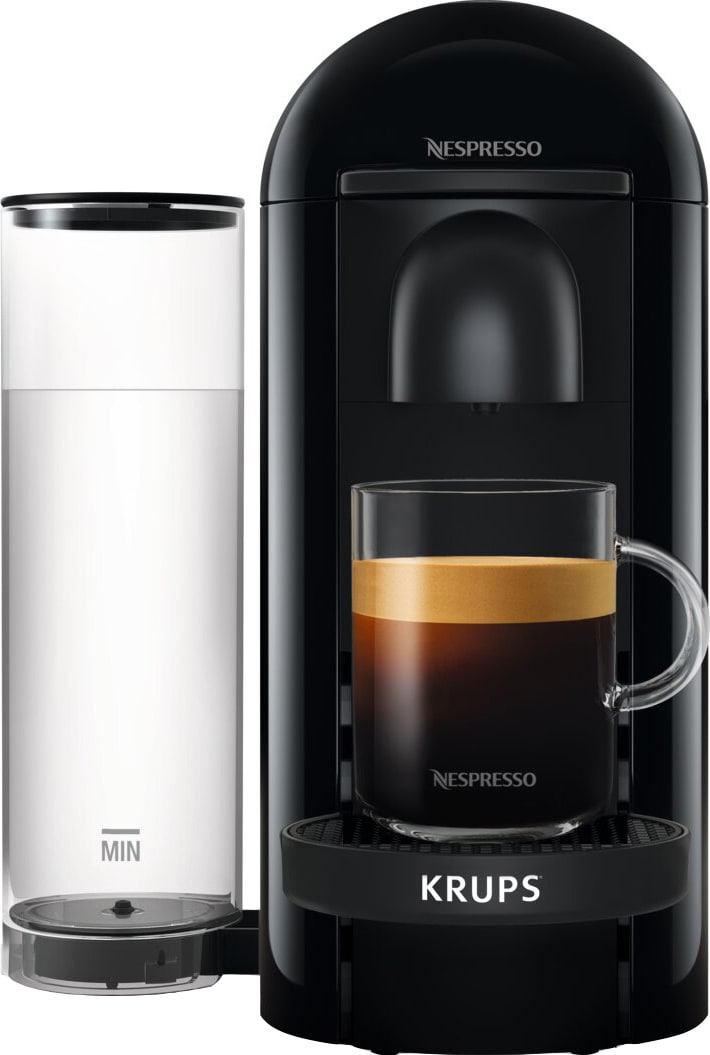 NESPRESSO® Vertuo Plus kaffemaskin fra Krups, Sort - Elkjøp