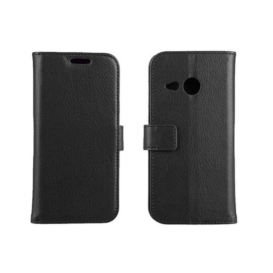 Lommebokdeksel 2-kort HTC ONE M8 Mini - Svart - Elkjøp