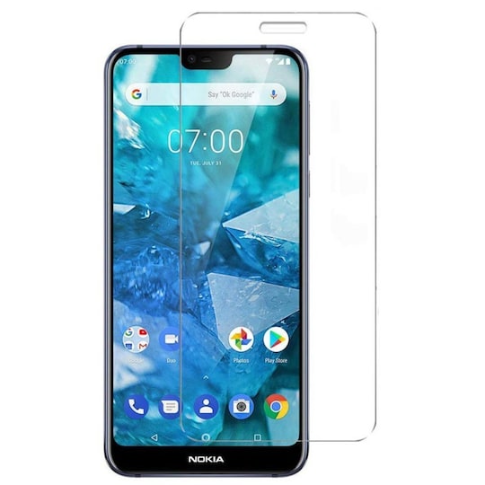 Herdet glass skjermbeskytter Nokia 7.1 2018 (TA-1095) - Elkjøp
