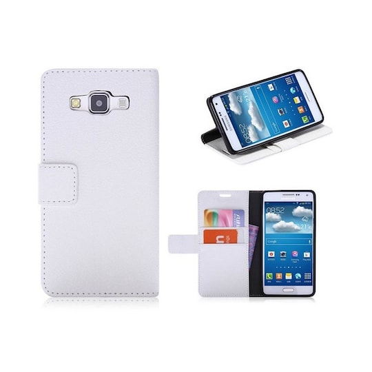 Lommebokdeksel 2-kort Samsung Galaxy A3 2015 (SM-A300F) - Hvit - Elkjøp