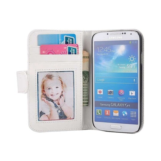 Lommebokdeksel 3-kort Samsung Galaxy S4 ( GT -i9500) - Hvit - Elkjøp