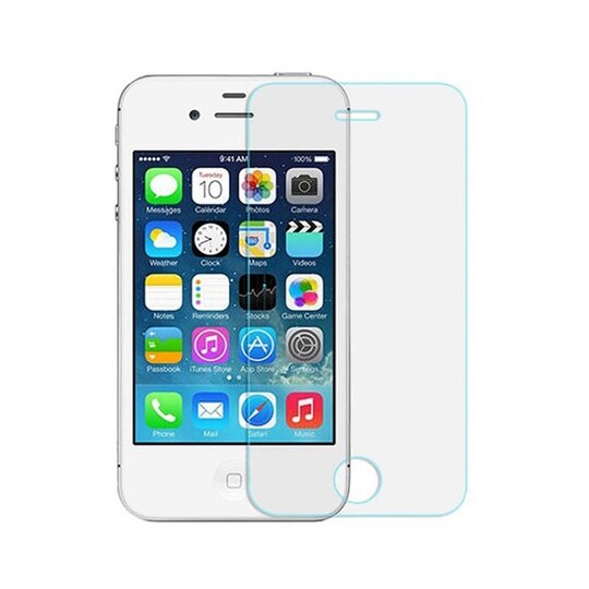 Herdet glass skjermbeskytter Apple iPhone 4 / 4S - Elkjøp
