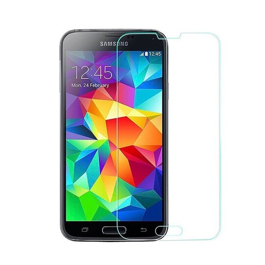 Herdet glass skjermbeskytter Samsung Galaxy S5 (SM-G900F) - Elkjøp