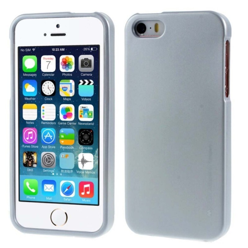 Mercury i Jelly Metal Apple iPhone 5, 5S, 5SE - Sølv - Elkjøp
