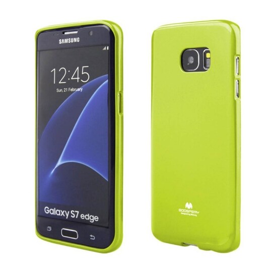 Mercury Jelly deksel Samsung Galaxy S7 Edge (SM-G935F) - lime - Elkjøp