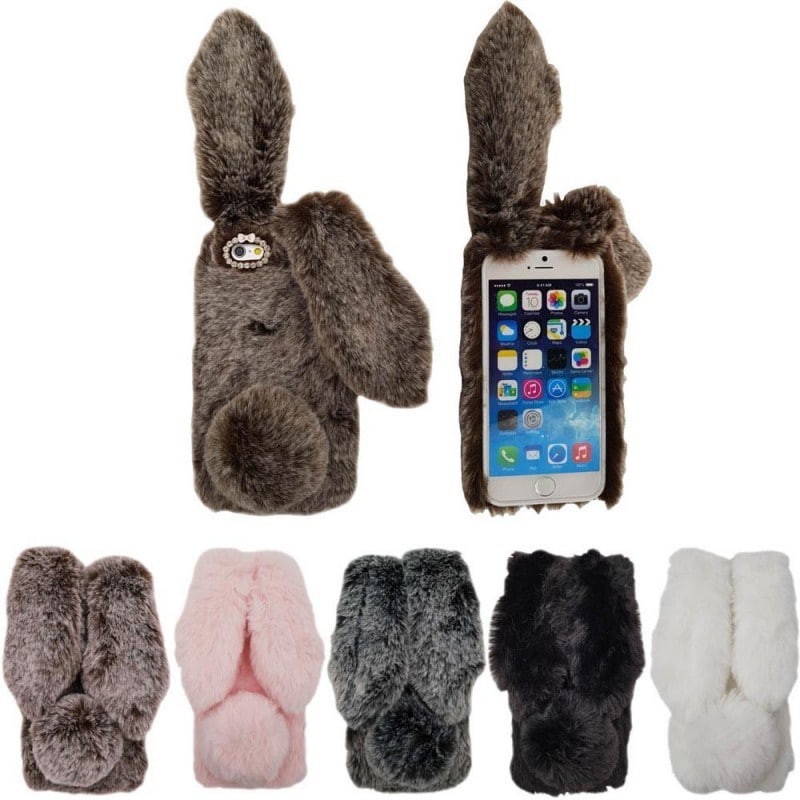 Rabbit deksel Apple iPhone 6, 6S - Grå - Elkjøp