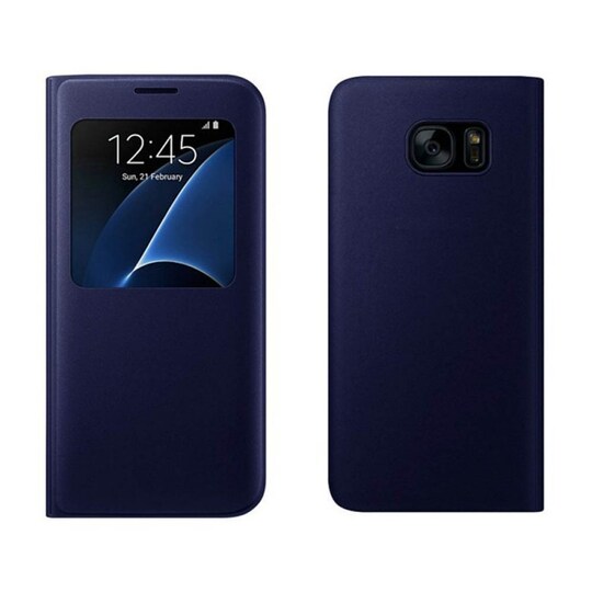 S View Flipdeksel Samsung Galaxy S7 (SM-G930F) - Mørke blå - Elkjøp