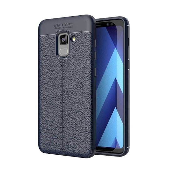 Lærmønstret silikondeksel Samsung Galaxy A8 Plus 2018 (SM-A730F) - - Elkjøp