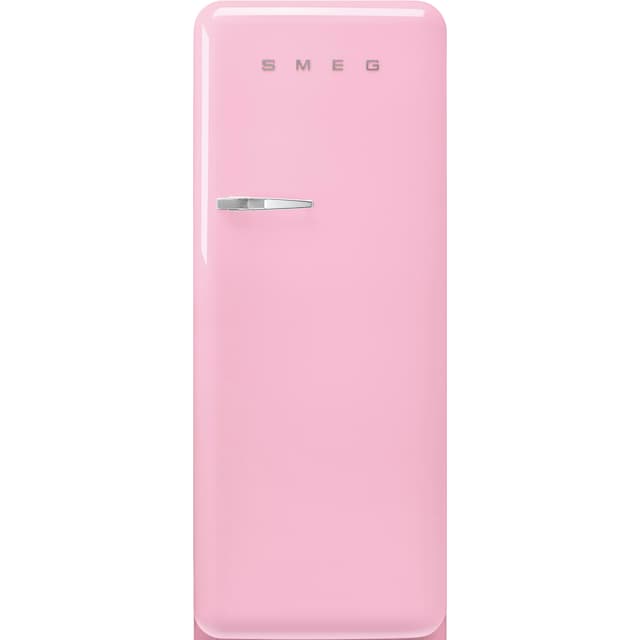 Smeg 50"s style Kylskåp med frysfack FAB28RPK5 (rosa)