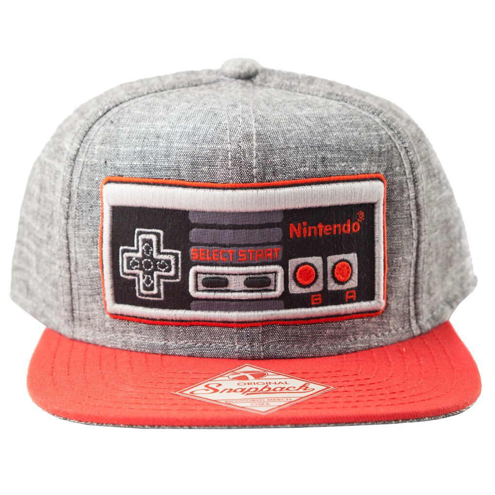 Nintendo NES-kontroll caps (grå) - Caps og luer - gaming og E ...