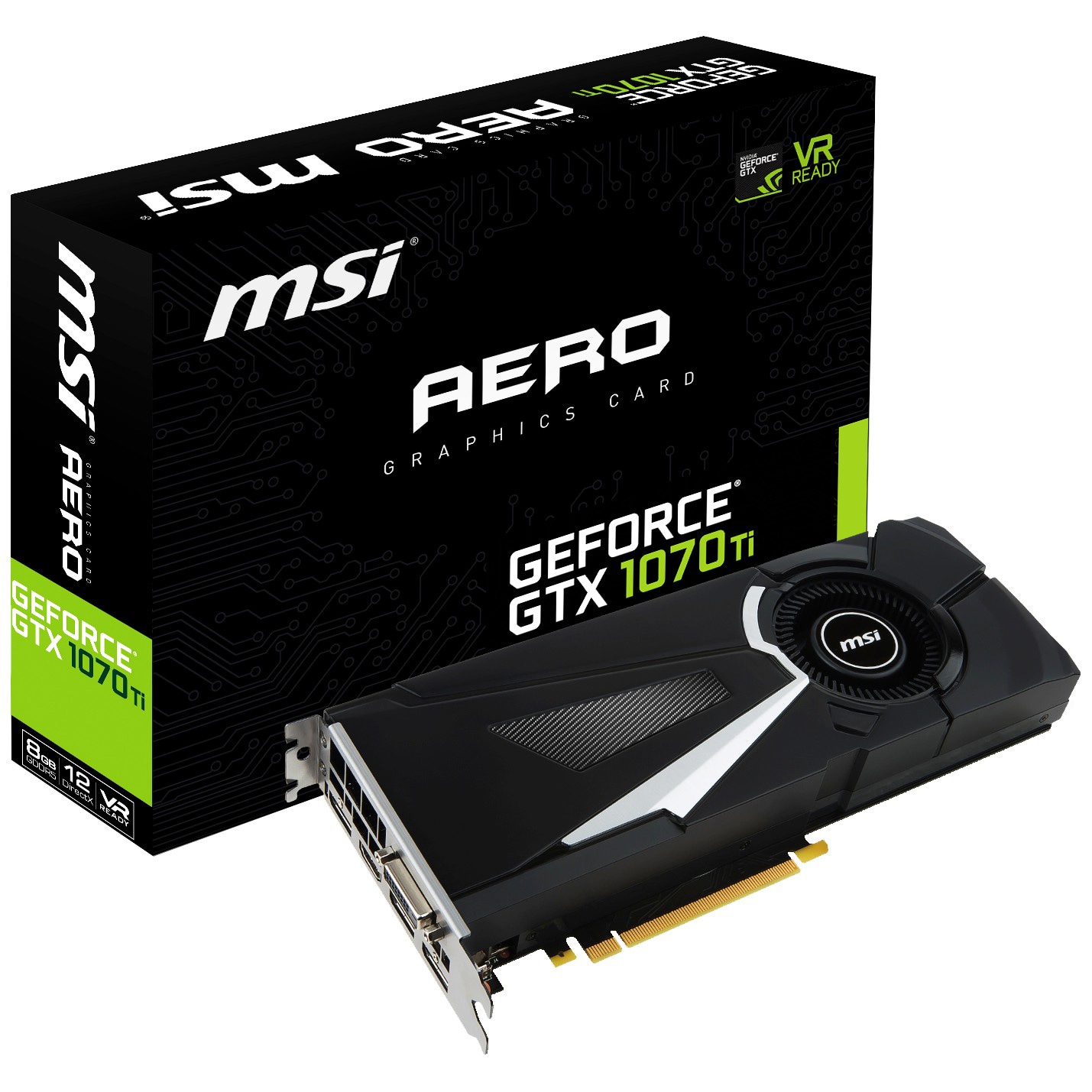 MSI GeForce GTX 1070 Ti Aero grafikkort (8 GB) - Elkjøp