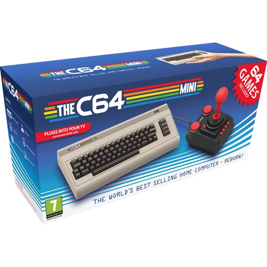 Commodore C64 Mini V2 spillkonsoll - Elkjøp
