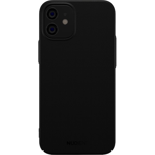Nudient v2 iPhone 12 Mini slankt deksel (stealth black) - Elkjøp