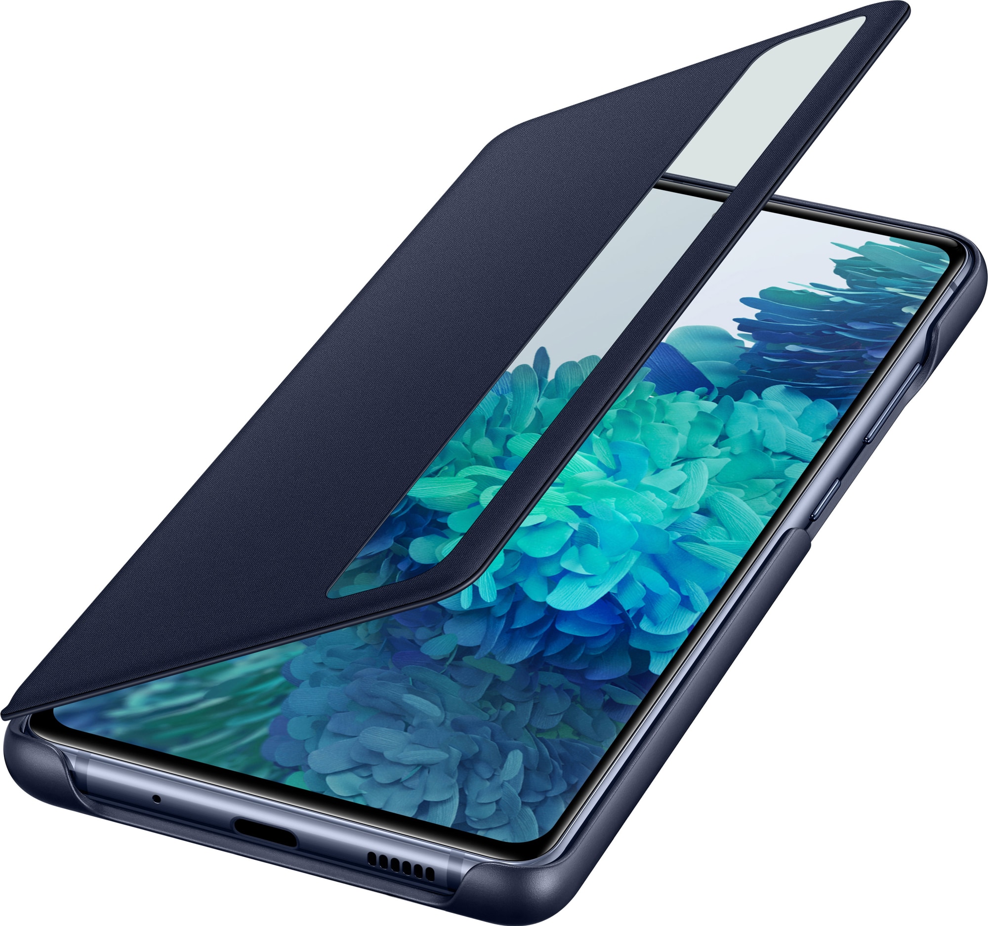 Samsung Galaxy S20 FE Clear View deksel (marineblå) - Elkjøp