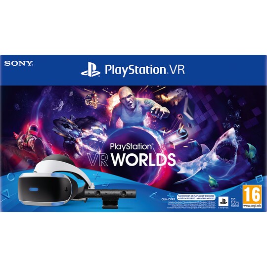 PlayStation VR MK5 bundle: PS VR-briller med kamera og VR Worlds - Elkjøp