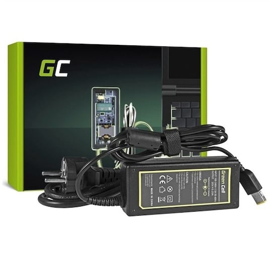 Green Cell lader / AC Adapter til Lenovo 65W / 20V 3.25A / - Elkjøp