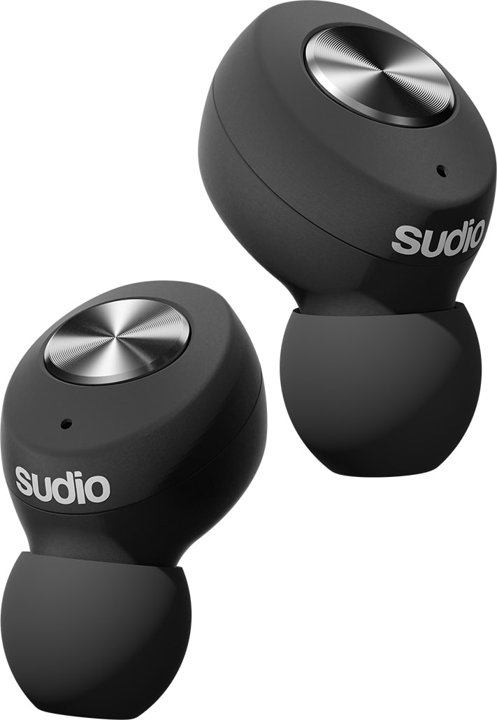 Sudio Tolv helt trådløse in-ear hodetelefoner (sort) - Elkjøp