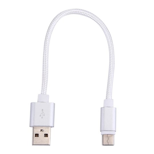 Kort USB-kabel 3.1 Type-C av kraftig nylonstoff - Elkjøp