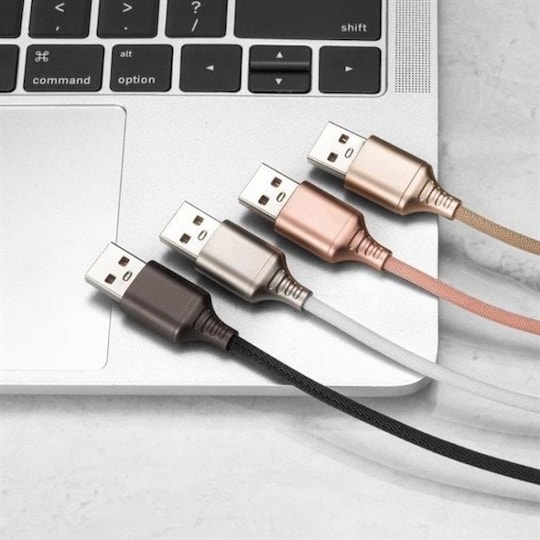 Ladekabel USB-C / Type-C - Hvit - Elkjøp