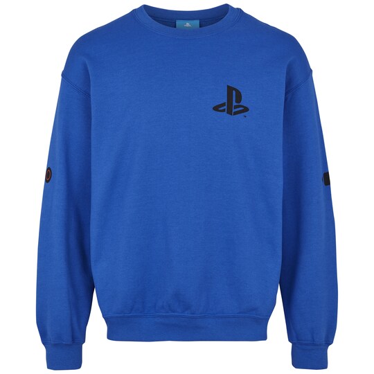 PlayStation genser blå (M) - Elkjøp