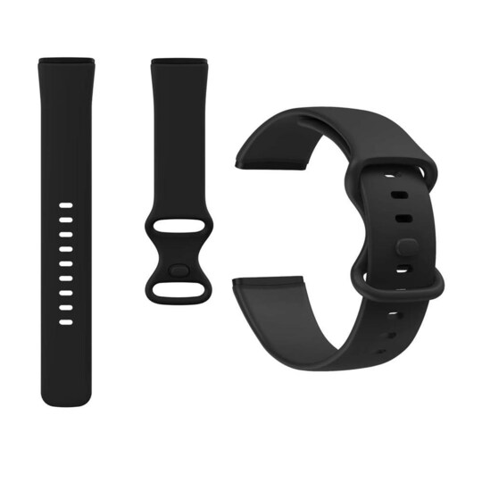 Armbånd Fitbit Sense / Versa 3 Black (S) - Elkjøp
