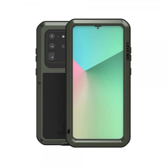 Love Mei Samsung Galaxy S20 Ultra Deksel PoweRFul Case ArméGrønn - Elkjøp