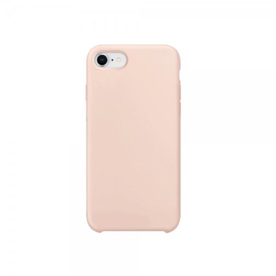 XQISIT iPhone 7/8/SE Deksel Silikoni Case Rosa - Elkjøp