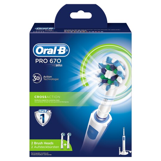 Oral-B Pro 670 elektrisk tannbørste - Elkjøp