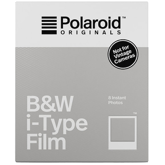 Polaroid Originals i-type sort/hvit-film (8 ark) - Elkjøp