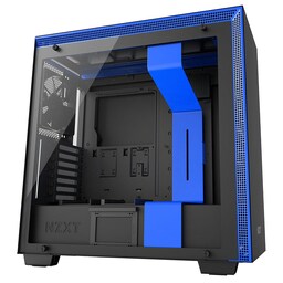 NZXT H700i ATX PC-kabinett (matt sort/blå)