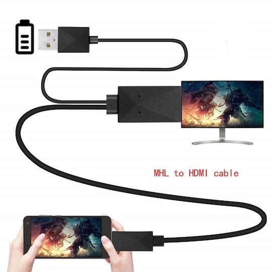 Micro USB til HDMI-adapter - Elkjøp