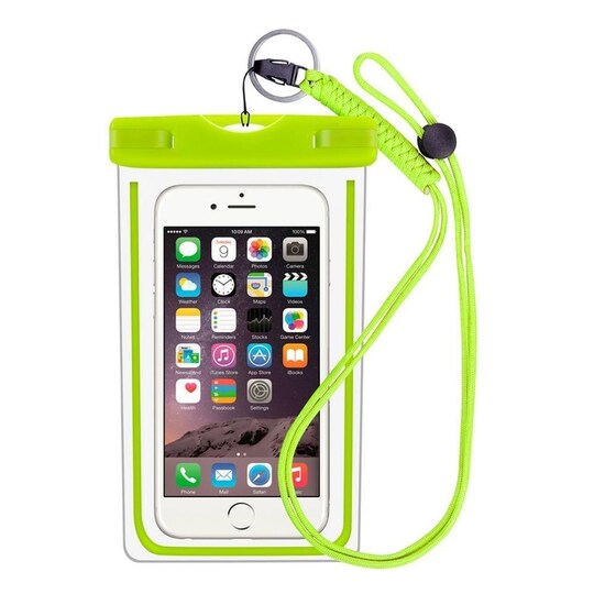Vanntett mobilveske til smarttelefon - universal - grønn - Elkjøp